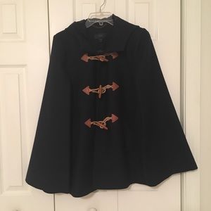 J crew dark navy Loyal style cape